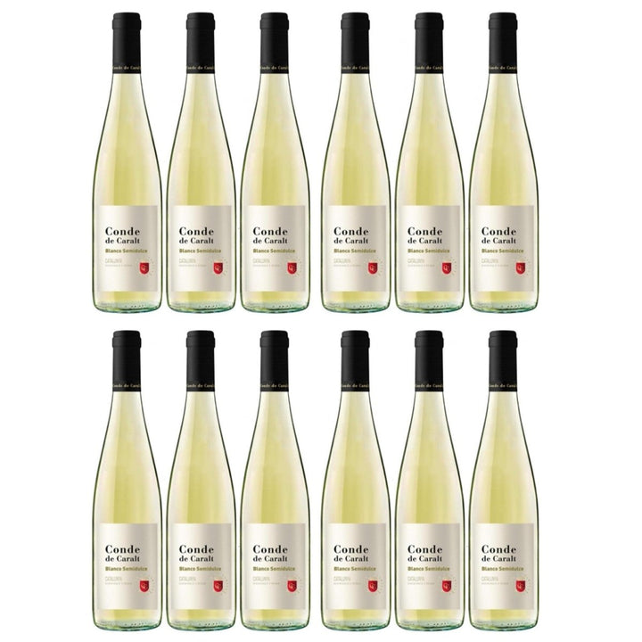 Conde de Caralt Blanco Semidulce Weisswein Wein Spanien (12 x 0,75l) - Versanel - 