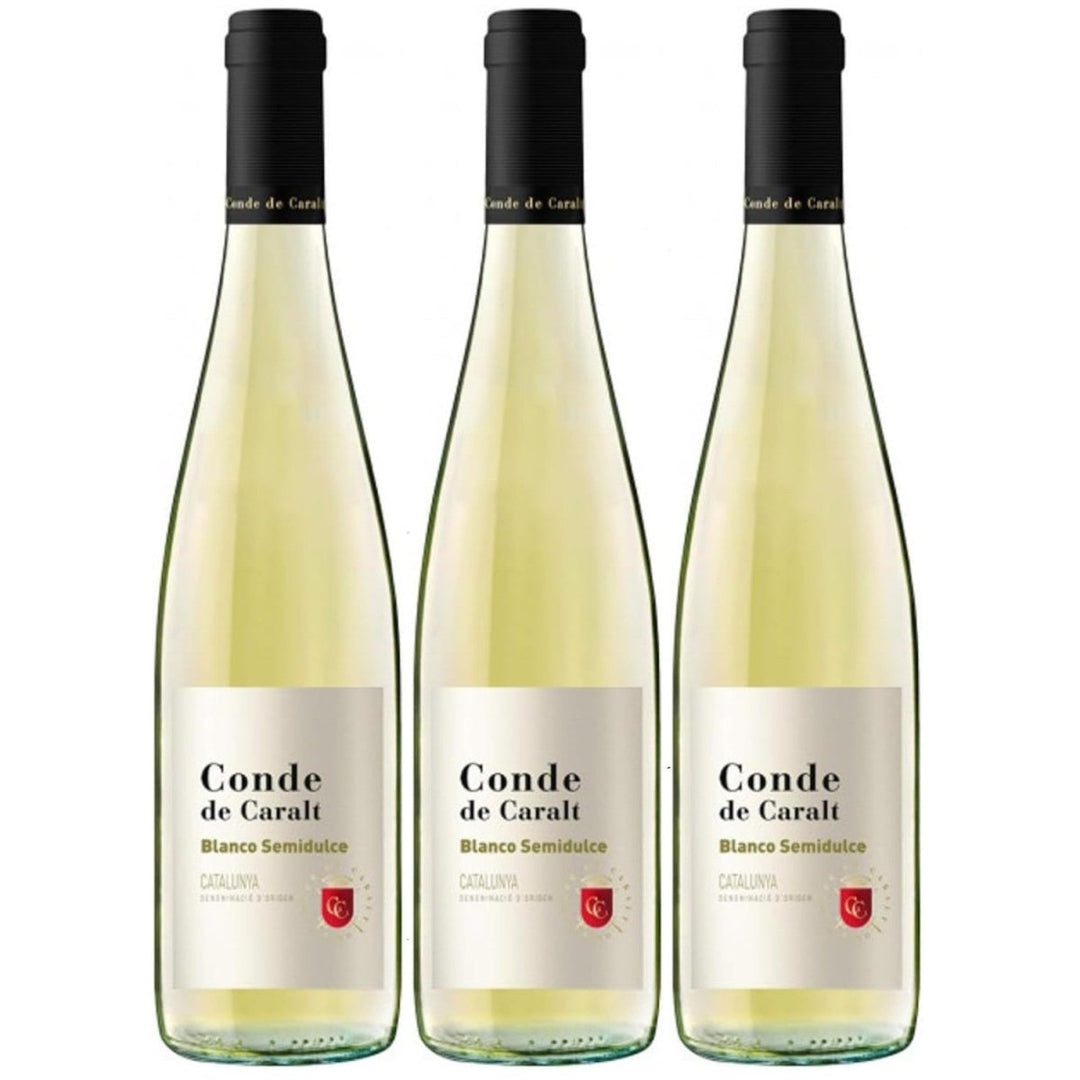 Conde de Caralt Blanco Semidulce Weisswein Wein Spanien (3 x 0,75l) - Versanel - 
