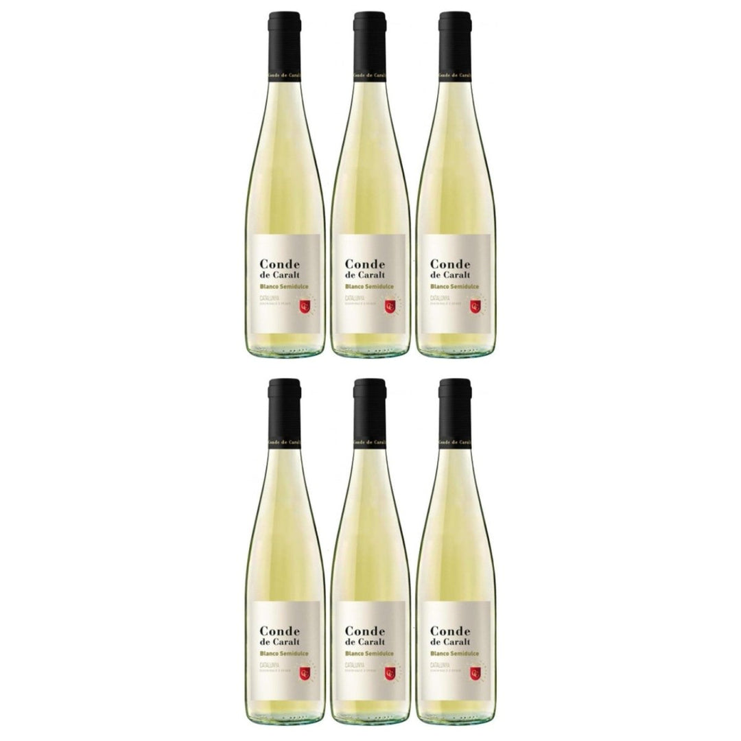 Conde de Caralt Blanco Semidulce Weisswein Wein Spanien (6 x 0,75l) - Versanel - 