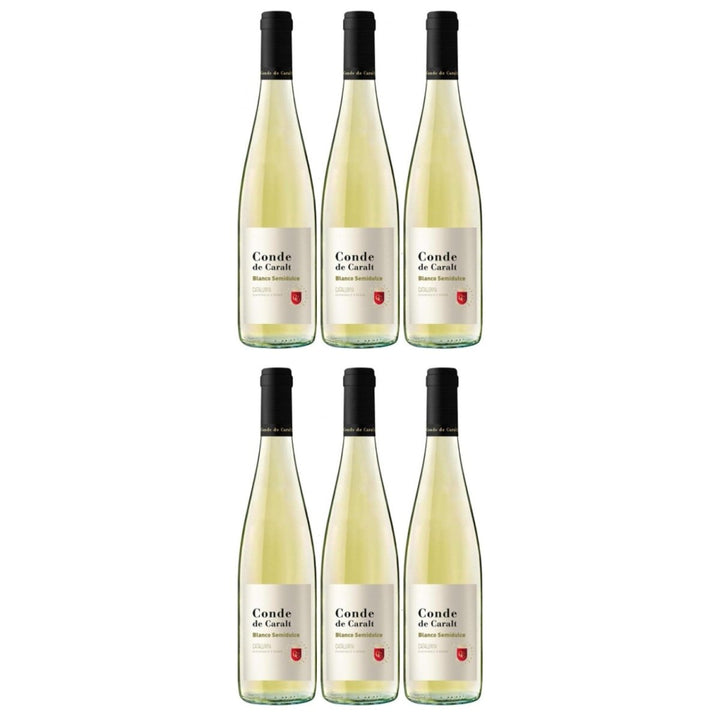 Conde de Caralt Blanco Semidulce Weisswein Wein Spanien (6 x 0,75l) - Versanel - 