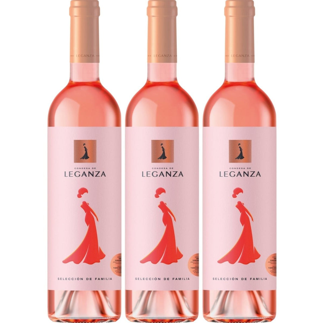 Condesa de Leganza Rosado Roséwein Wein trocken Spanien (3 x 0.75l) - Versanel - 