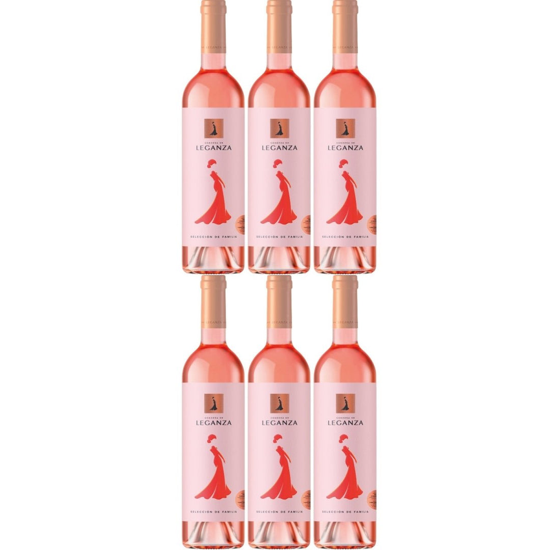 Condesa de Leganza Rosado Roséwein Wein trocken Spanien (6 x 0.75l) - Versanel - 