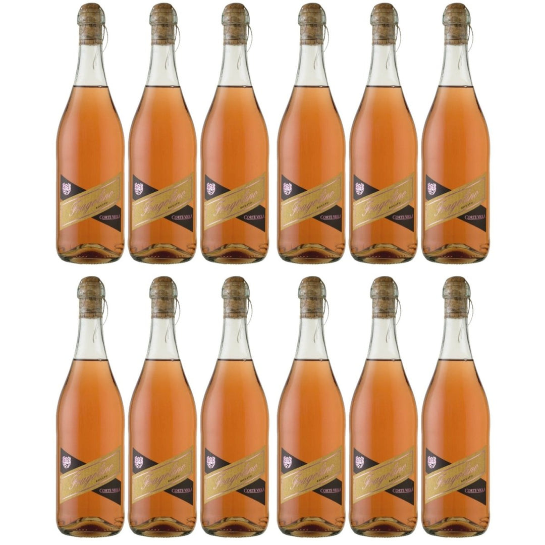 Contri Spumanti Corte Viola Fragolino Rosé halbtrocken Rosé Rosewein Italien (12 x 0,75l) - Versanel - 