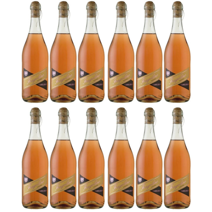 Contri Spumanti Corte Viola Fragolino Rosé halbtrocken Rosé Rosewein Italien (12 x 0,75l) - Versanel - 