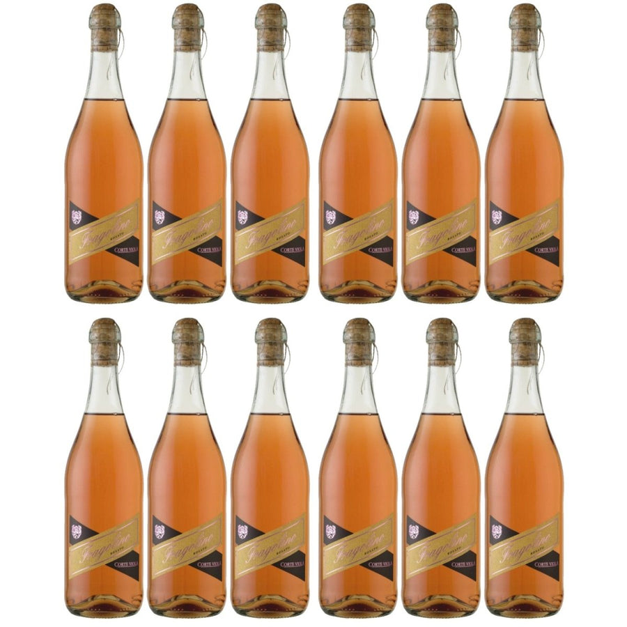 Contri Spumanti Corte Viola Fragolino Rosé halbtrocken Rosé Rosewein Italien (12 x 0,75l) - Versanel - 