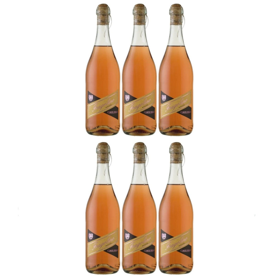 Contri Spumanti Corte Viola Fragolino Rosé halbtrocken Rosé Rosewein Italien (6 x 0,75l) - Versanel - 