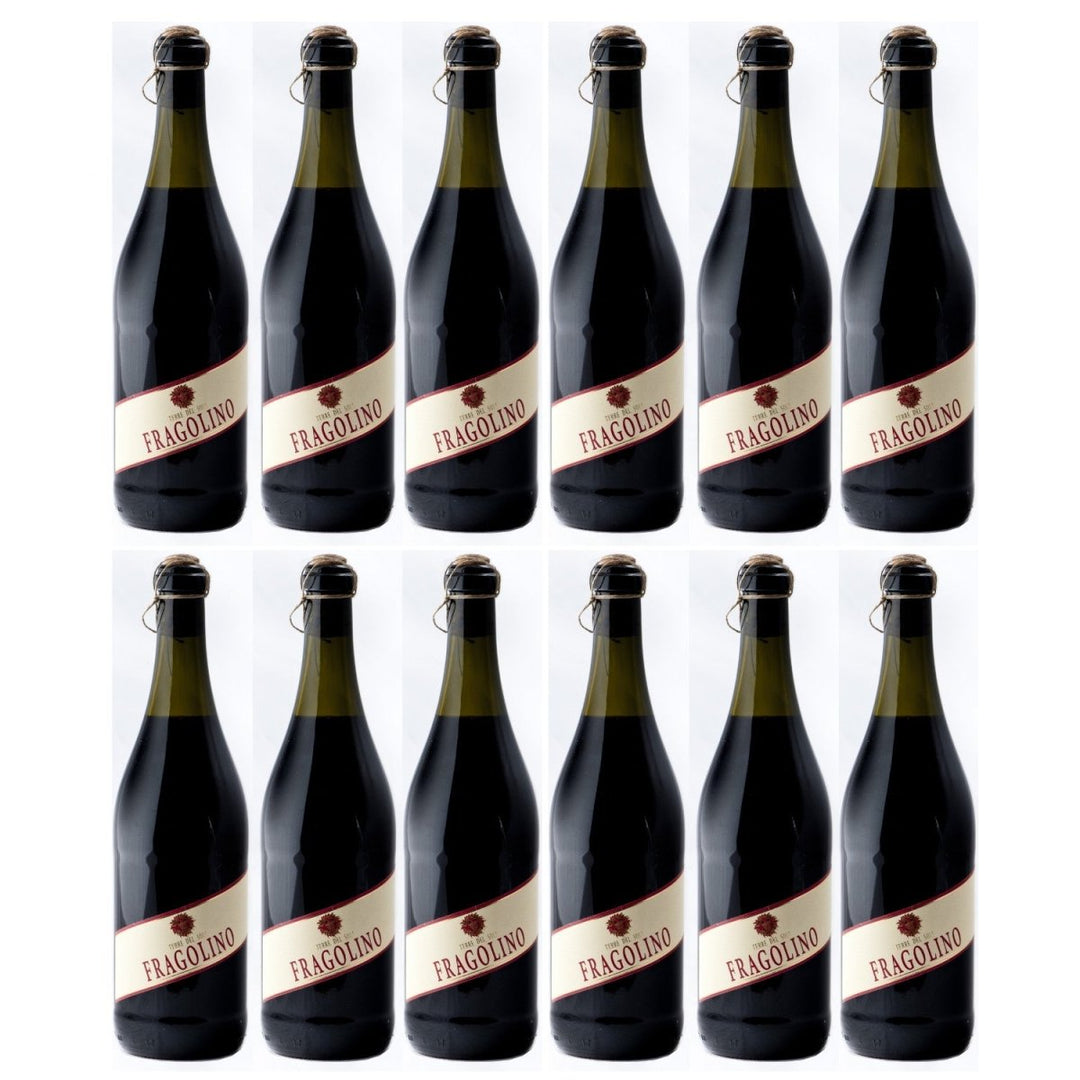 Contri Spumanti Corte Viola Fragolino Terre del Sole halbtrocken Rot Rotwein Italien (12 x 0,75l) - Versanel - 