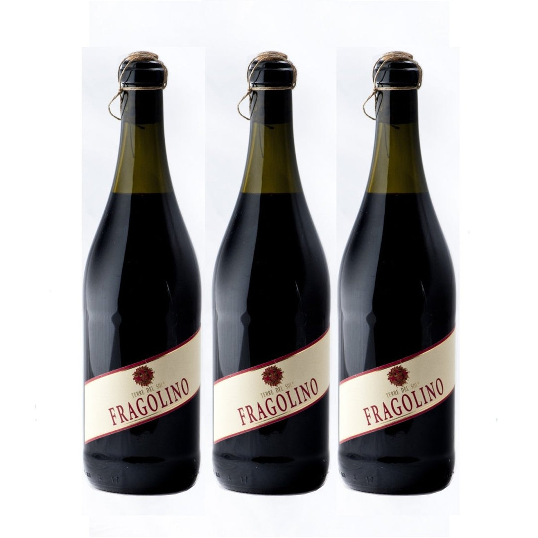 Contri Spumanti Corte Viola Fragolino Terre del Sole halbtrocken Rot Rotwein Italien (3 x 0,75l) - Versanel - 