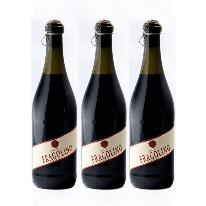 Contri Spumanti Corte Viola Fragolino Terre del Sole halbtrocken Rot Rotwein Italien (3 x 0,75l) - Versanel - 