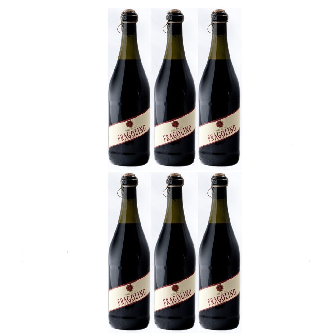 Contri Spumanti Corte Viola Fragolino Terre del Sole halbtrocken Rot Rotwein Italien (6 x 0,75l) - Versanel - 