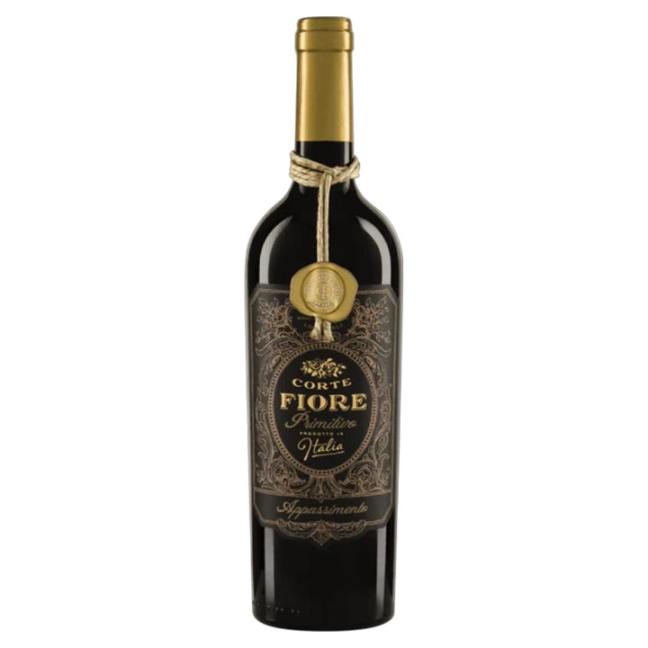 CORTE FIORE Primitivo da Uve in Appassimento Rotwein Lieblich Italien (3 x 0.75l) - Versanel - 