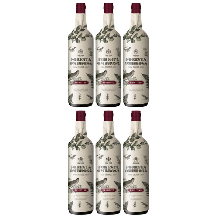 Cuore Verde Foresta Ombrosa Primitivo Puglia Rotwein Biowein trocken IGT Italien (6 x 0.75l) - Versanel - Wein