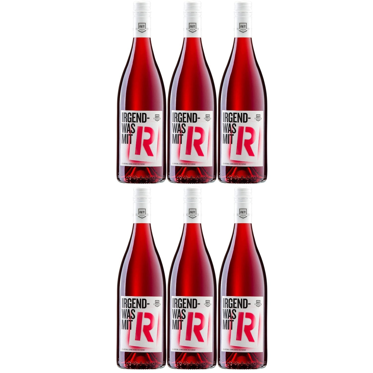 Weingut Bergdolt-Reif & Nett Irgendwas mit R Rosé Cuvee Rosé Dornfelder Spätburgunder Deutschland restsüß Roséwein (6 x 0,75l)