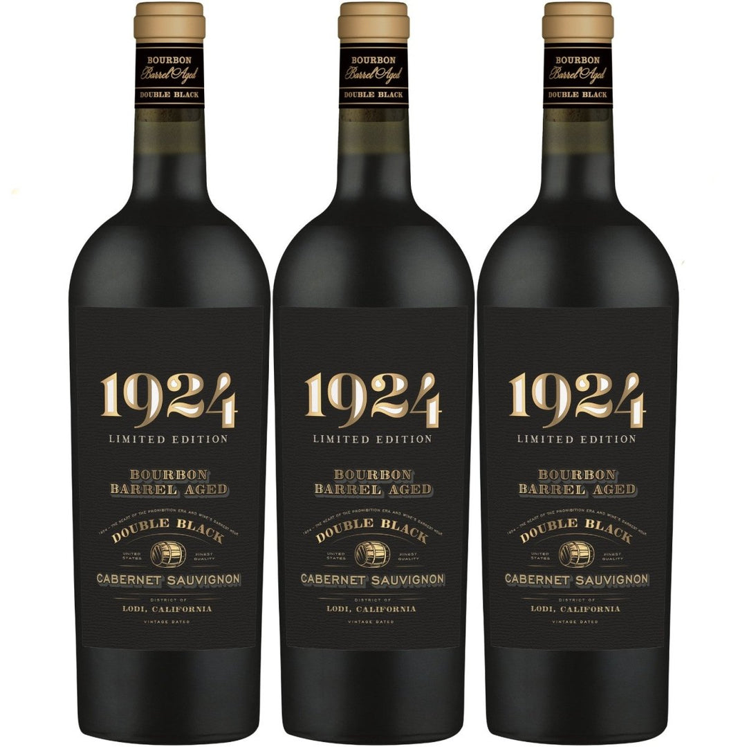 Delicato Family Wines Double Black Bourbon Barrel Aged Rotwein Rot trocken USA (3 x 0.75 l) - Versanel -