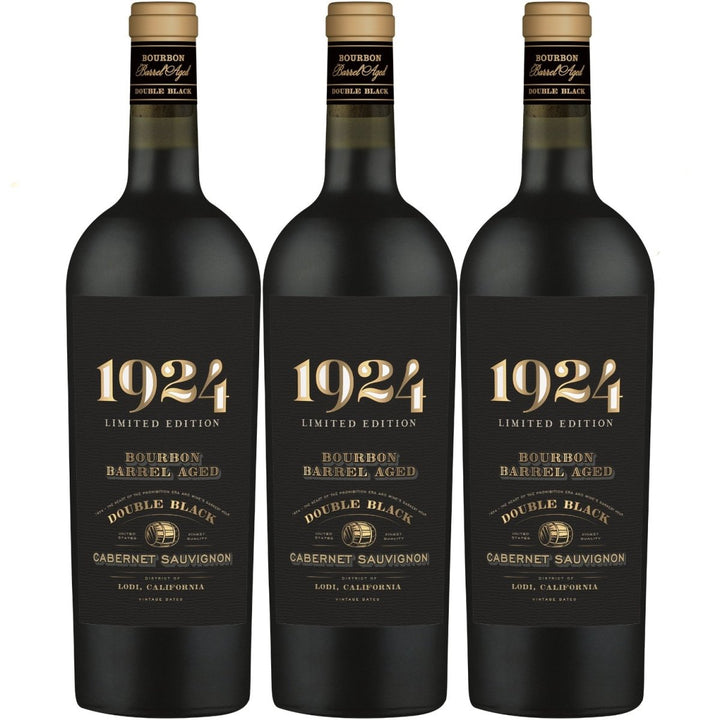 Delicato Family Wines Double Black Bourbon Barrel Aged Rotwein Rot trocken USA (3 x 0.75 l) - Versanel -