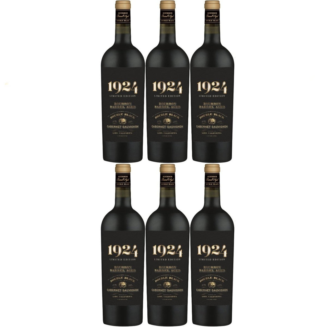 Delicato Family Wines Double Black Bourbon Barrel Aged Rotwein Rot trocken USA (6 x 0.75 l) - Versanel -