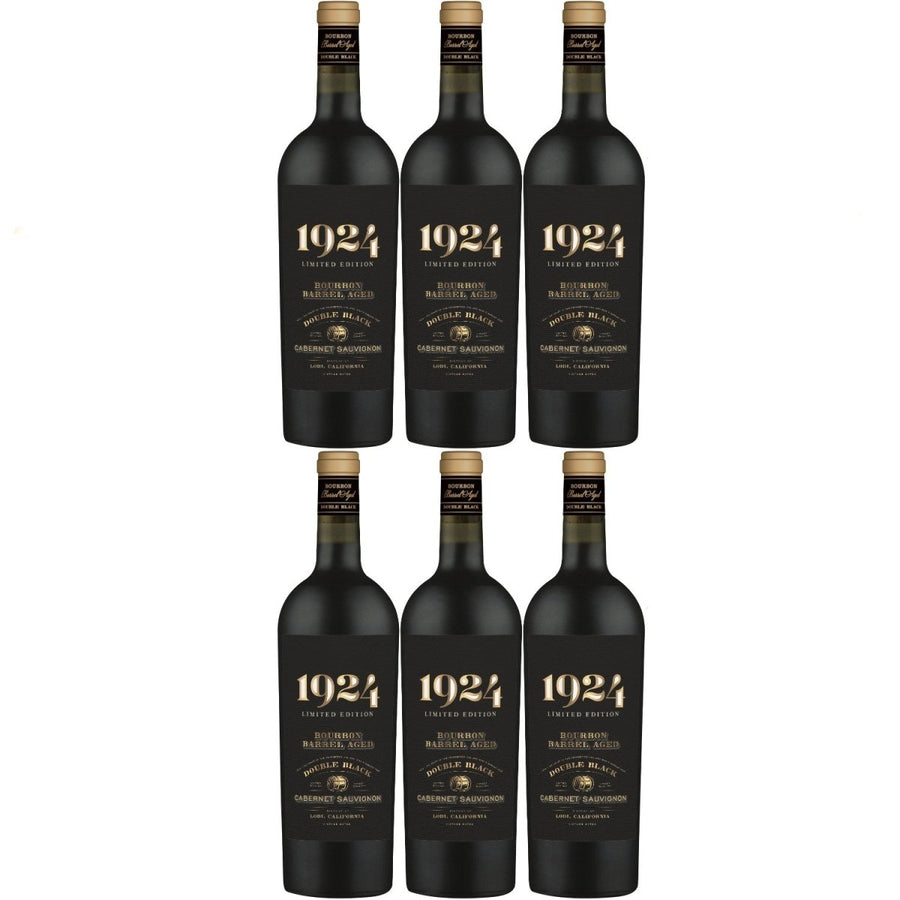 Delicato Family Wines Double Black Bourbon Barrel Aged Rotwein Rot trocken USA (6 x 0.75 l) - Versanel -