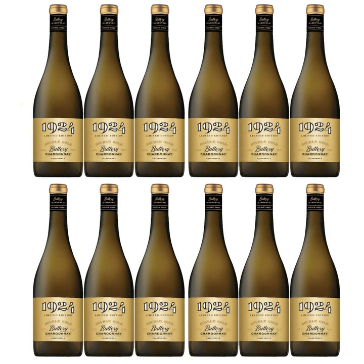 Delicato Family Wines Double Gold Buttery Chardonnay Weisswein Weiss trocken USA (12 x 0.75 l) - Versanel -