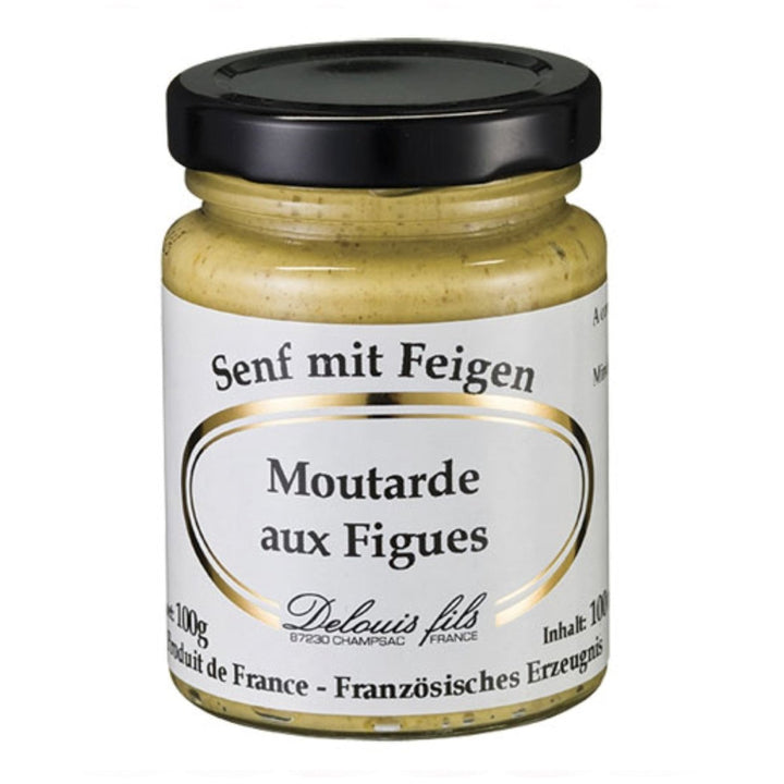 Delouis fils Moutarde aux Figues Senf mit Feigen Frankreich (1 x 100g) - Versanel - Lebensmittel