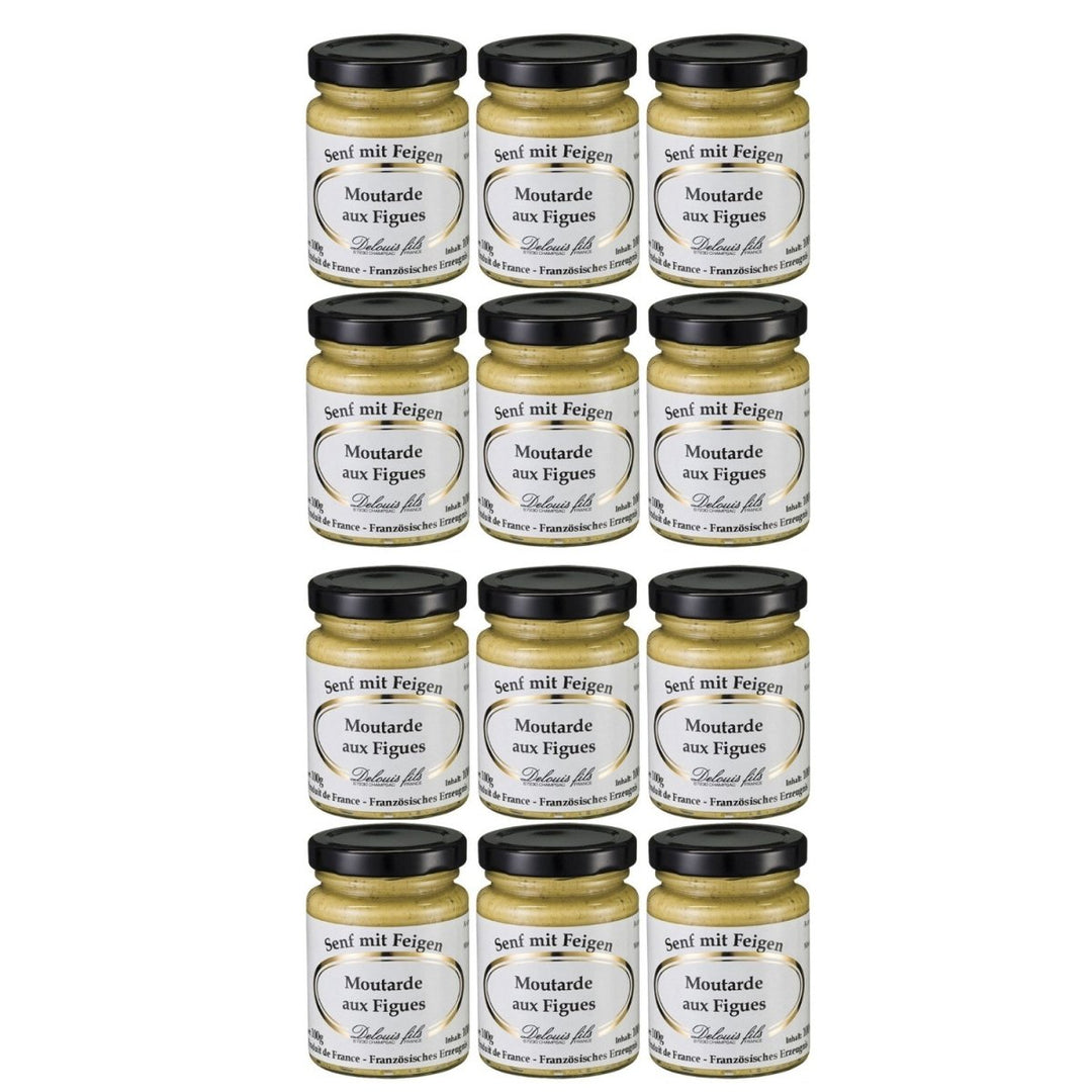 Delouis fils Moutarde aux Figues Senf mit Feigen Frankreich (1 x 100g) - Versanel - Lebensmittel