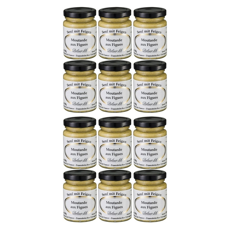 Delouis fils Moutarde aux Figues Senf mit Feigen Frankreich (1 x 100g) - Versanel - Lebensmittel