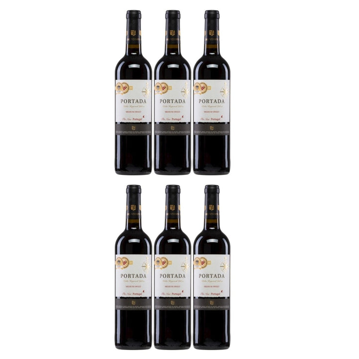 DFJ Vinhos Portada Winemaker´s Selection Halbtrocken Rotwein Vegan Portugal (6 x 0,75 l) - Versanel - 