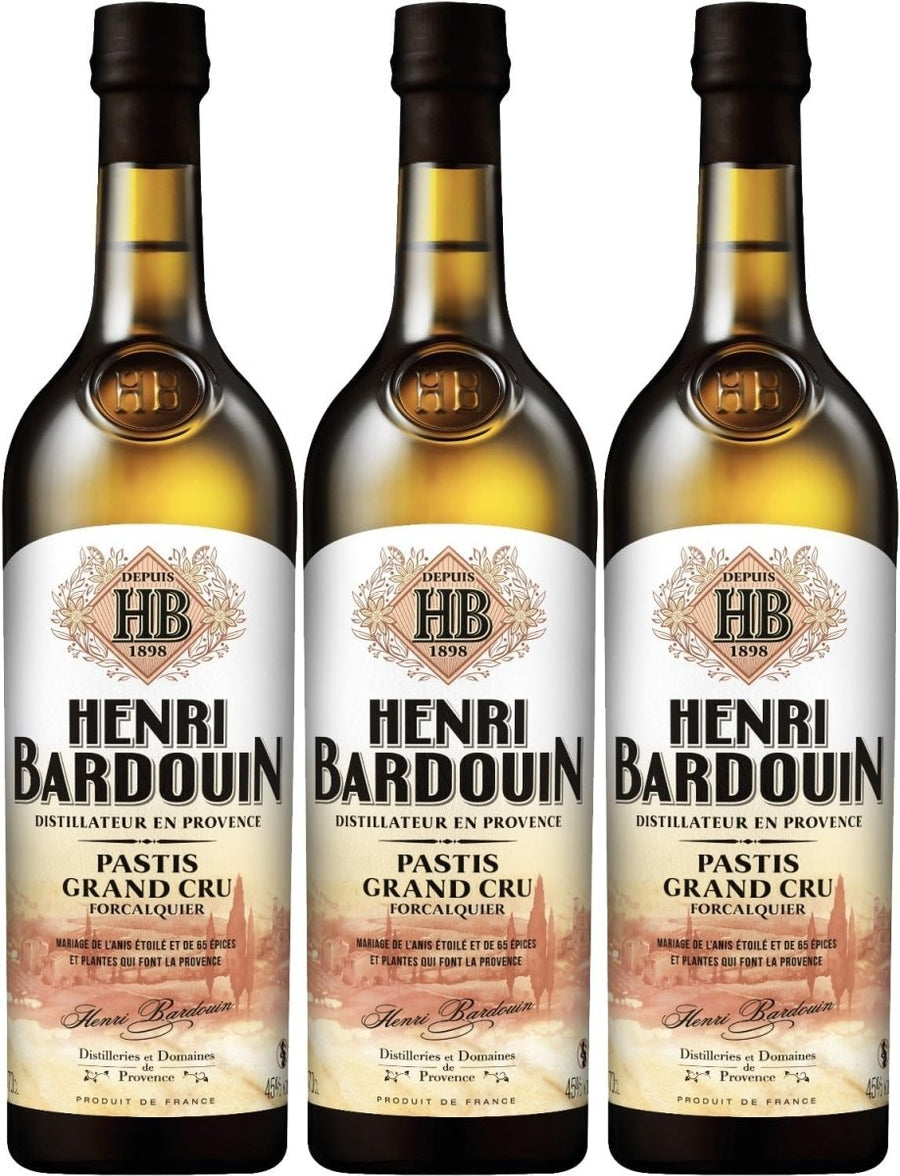 Distilleries et Domaines de Provence Pastis Henri Bardouin Likör Frankreich (3 x 0.7 l) - Versanel - 