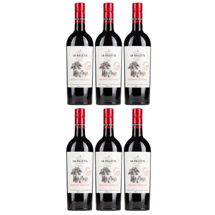 Domaine de La Villette Cabernet Sauvignon VdF Rotwein Rot trocken Frankreich (6 x 0,75l) - Versanel - Wein