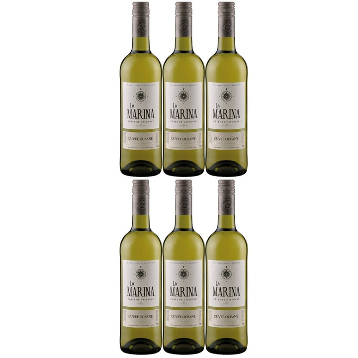 Domaine de Menard La Marina Cuvee Oceane VDP Côtes de Gascogne Weißwein Wein Trocken Frankreich (6 x 0,75l) - Versanel - 