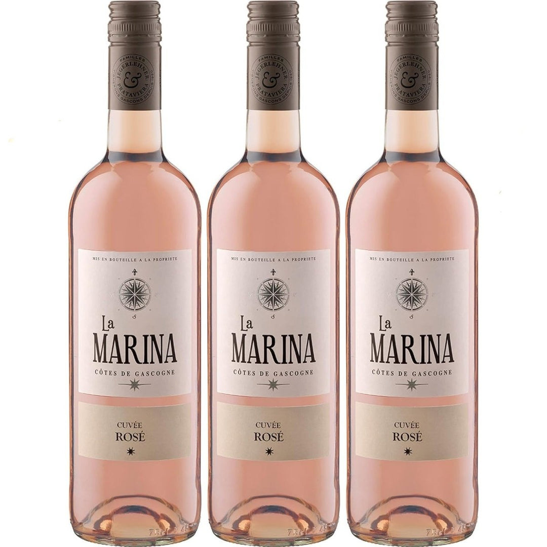 Domaine de Menard La Marina Cuvée Rosé Vin de Pays Côtes de Gascogne Roséwein trocken Frankreich (3 x 0.75 l) - Versanel - 