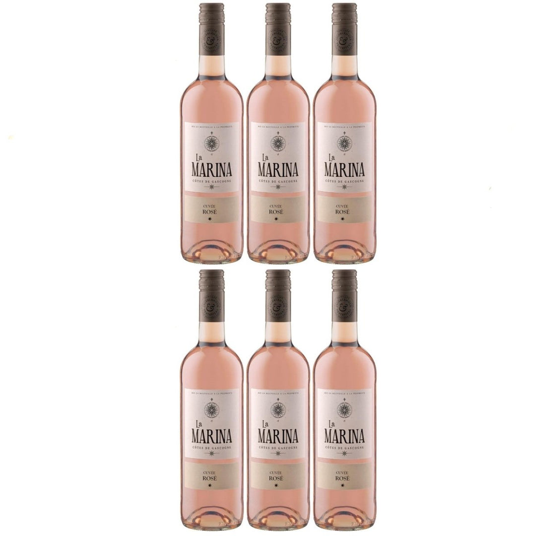 Domaine de Menard La Marina Cuvée Rosé Vin de Pays Côtes de Gascogne Roséwein trocken Frankreich (6 x 0.75 l) - Versanel - 