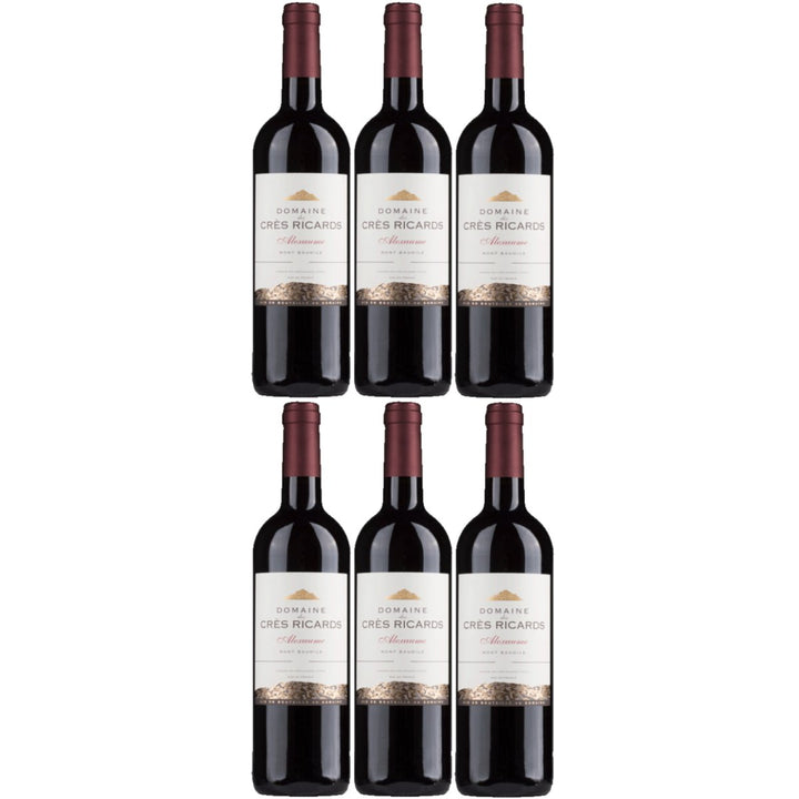 Domaine des Crès Ricards Alexaume Mont Baudile Rotwein Rot trocken Frankreich (6 x 0,75l) - Versanel - 