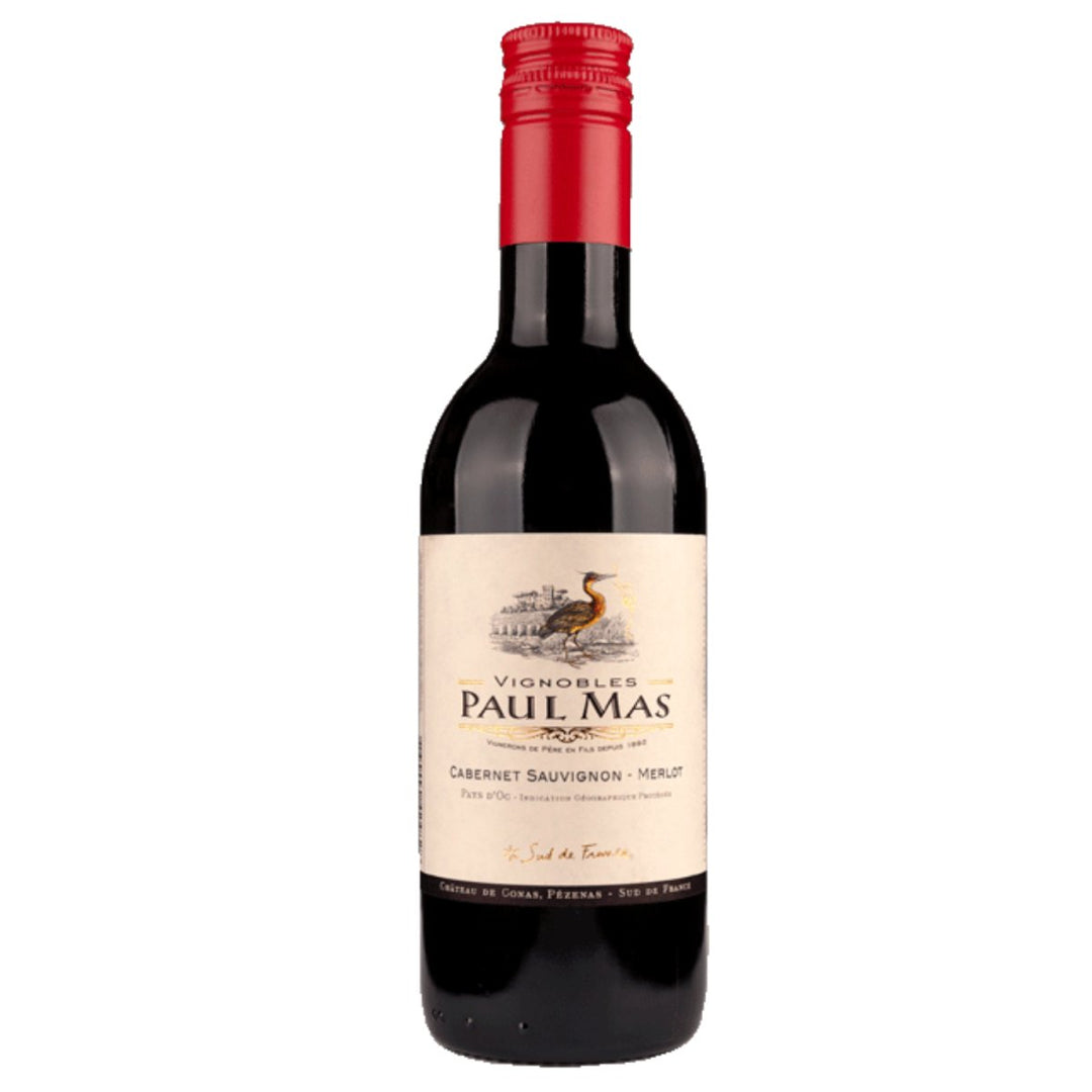 Domaines Paul Mas Cabernet Merlot Rotwein Wein trocken Frankreich (1 x 0,25l) - Versanel - 