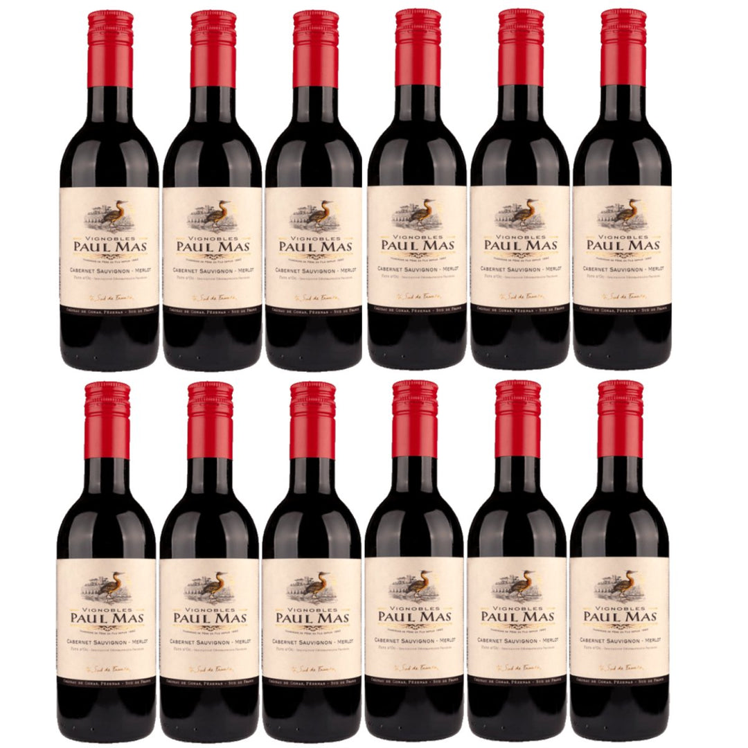 Domaines Paul Mas Cabernet Merlot Rotwein Wein trocken Frankreich (12 x 0,25l) - Versanel - 