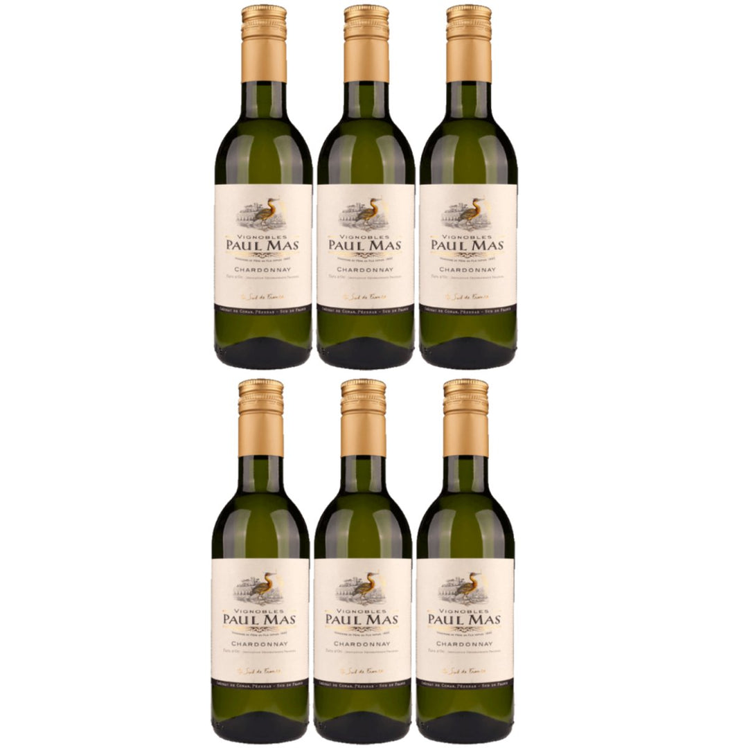 Domaines Paul Mas Chardonnay Weisswein Wein trocken Frankreich (6 x 0,25l) - Versanel - 