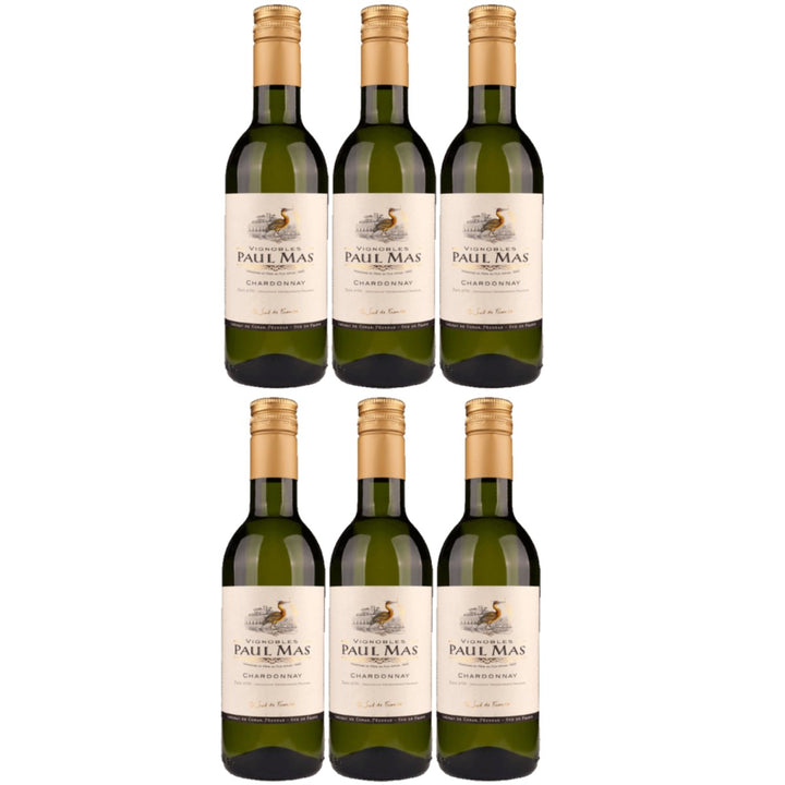 Domaines Paul Mas Chardonnay Weisswein Wein trocken Frankreich (6 x 0,25l) - Versanel - 