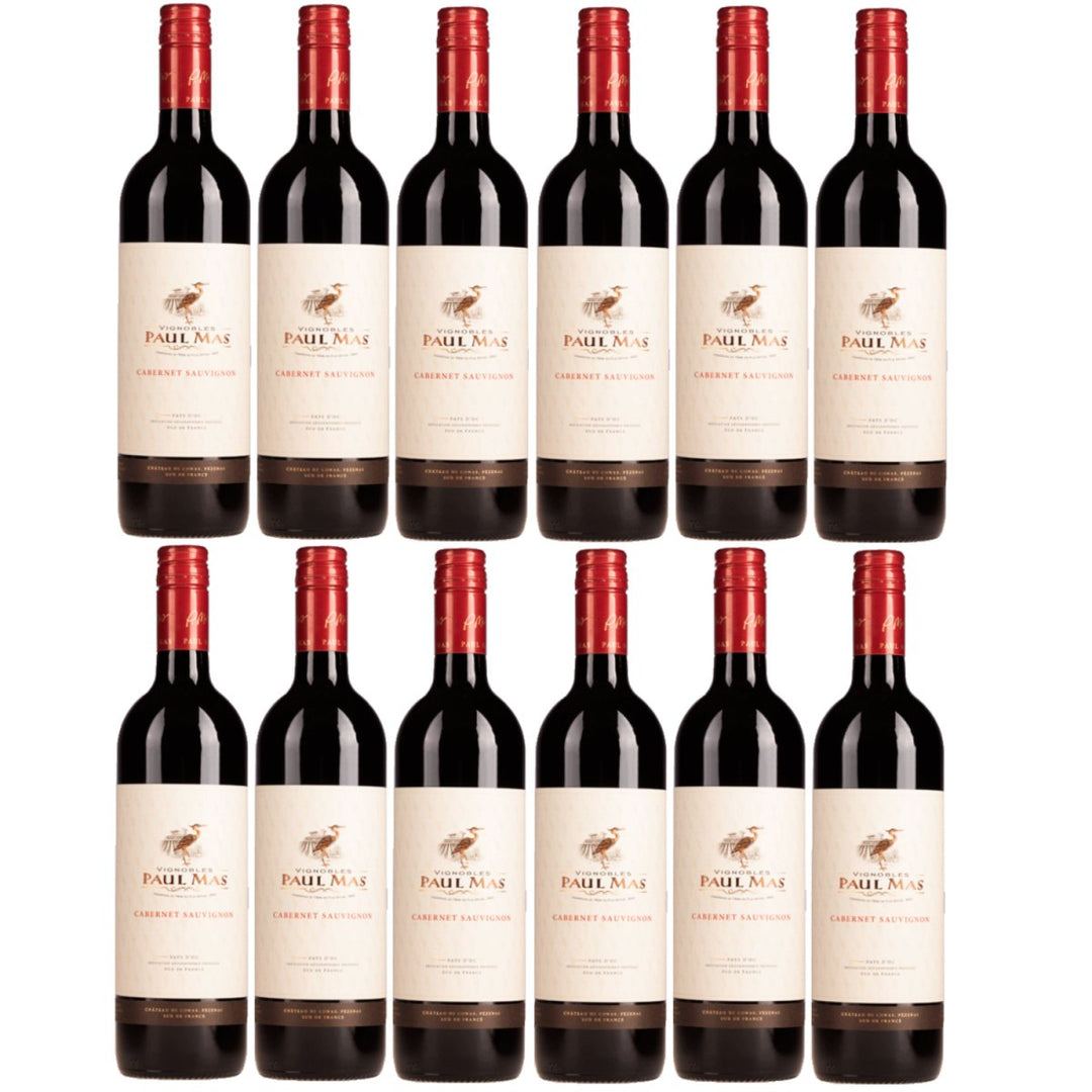 Domaines Paul Mas Classique Cabernet Sauvignon Rotwein Rot trocken Frankreich (12 x 0,75l) - Versanel - 