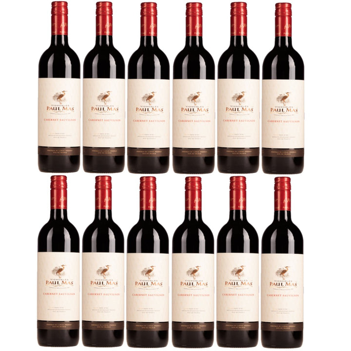 Domaines Paul Mas Classique Cabernet Sauvignon Rotwein Rot trocken Frankreich (12 x 0,75l) - Versanel - 