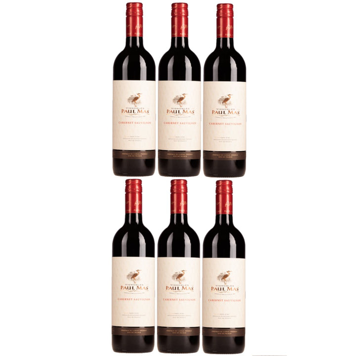 Domaines Paul Mas Classique Cabernet Sauvignon Rotwein Rot trocken Frankreich (6 x 0,75l) - Versanel - 