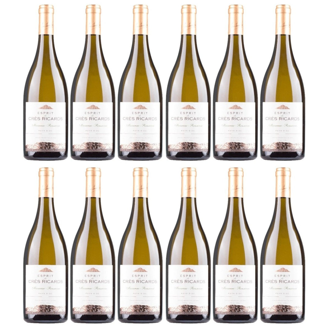 Domaines Paul Mas Esprit de Crès Ricards Marsanne / Roussanne Weisswein Weiss trocken Frankreich (1 x 0,75l) - Versanel - 
