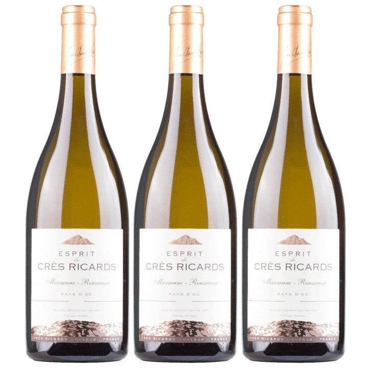 Domaines Paul Mas Esprit de Crès Ricards Marsanne / Roussanne Weisswein Weiss trocken Frankreich (1 x 0,75l) - Versanel - 