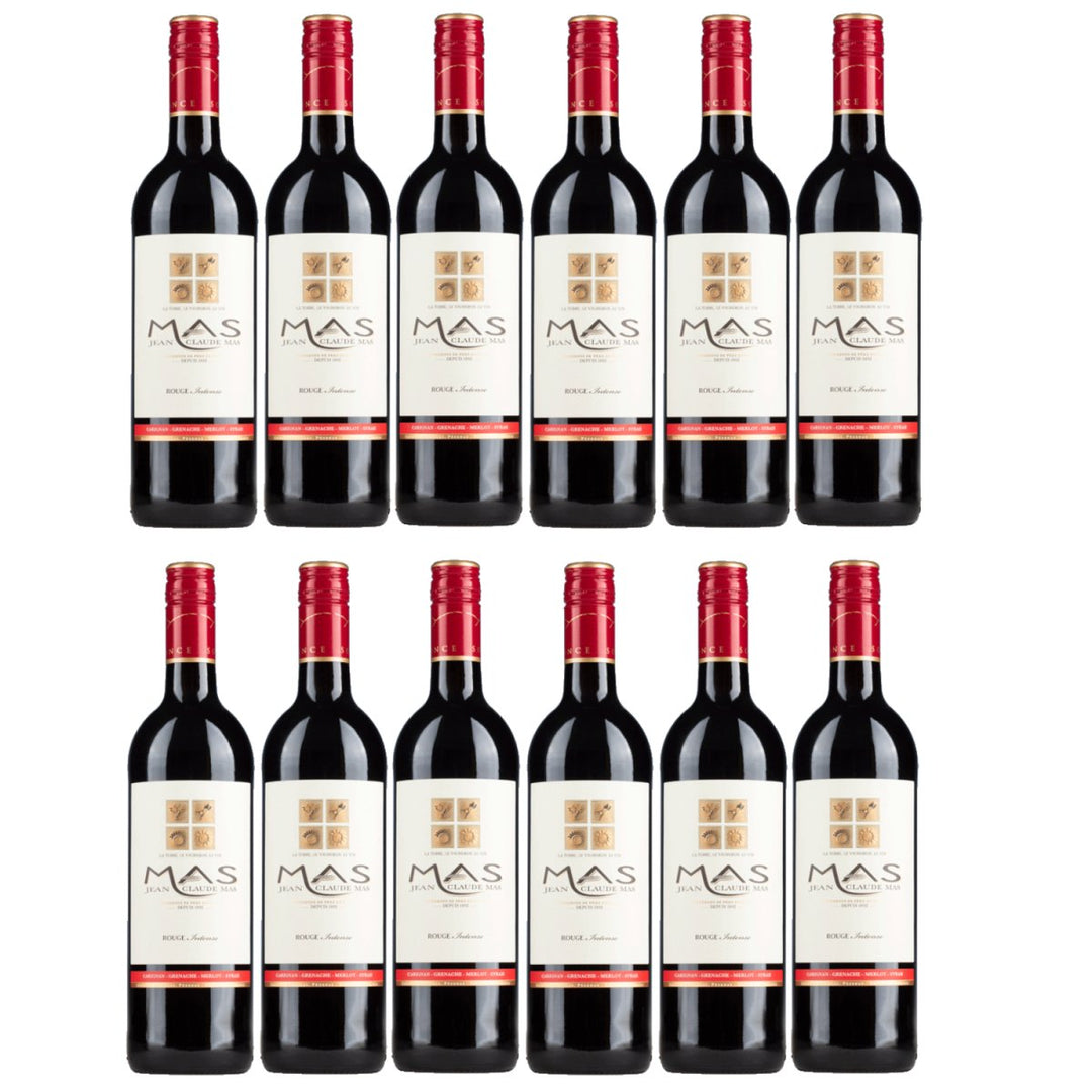 Domaines Paul Mas Jean - Claude Mas Rouge Intense IGP Rotwein trocken Frankreich (12 x 0,75l) - Versanel - 