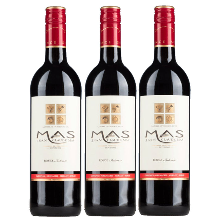 Domaines Paul Mas Jean - Claude Mas Rouge Intense IGP Rotwein trocken Frankreich (3 x 0,75l) - Versanel - 