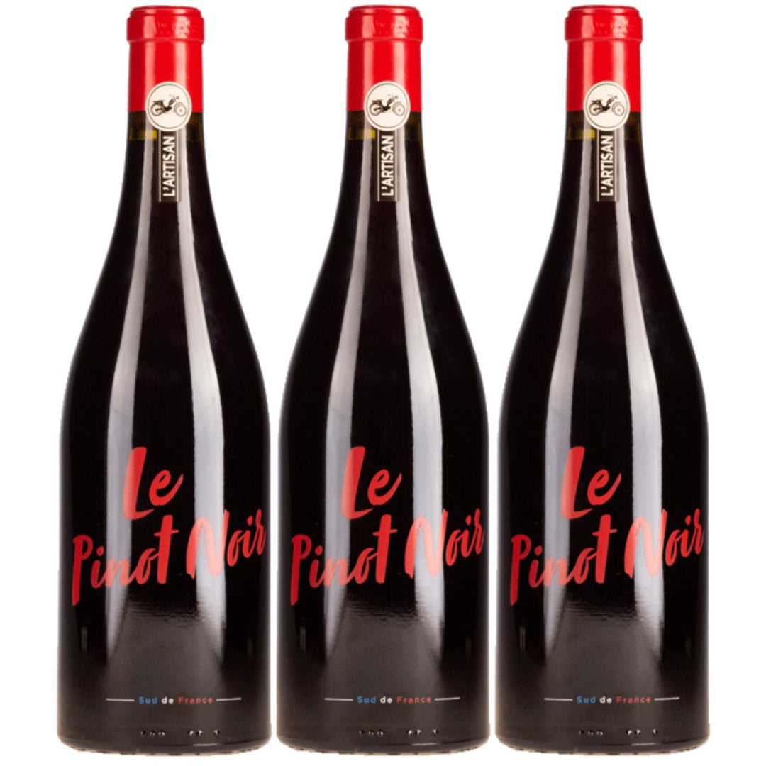 Domaines Paul Mas L'Artisan Pinot Noir Rotwein Rot trocken Frankreich (3 x 0,75l) - Versanel - 