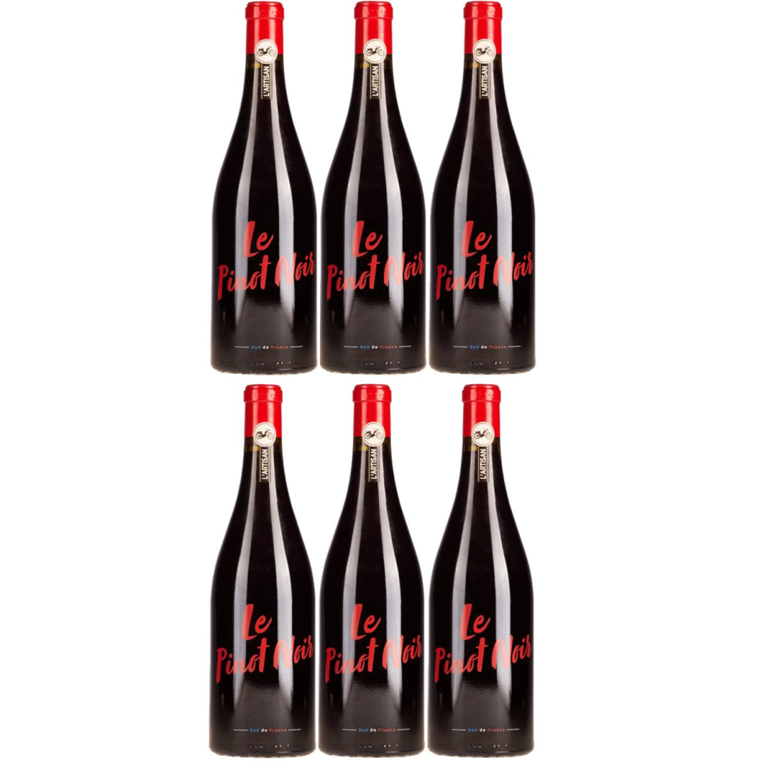 Domaines Paul Mas L'Artisan Pinot Noir Rotwein Rot trocken Frankreich (6 x 0,75l) - Versanel - 