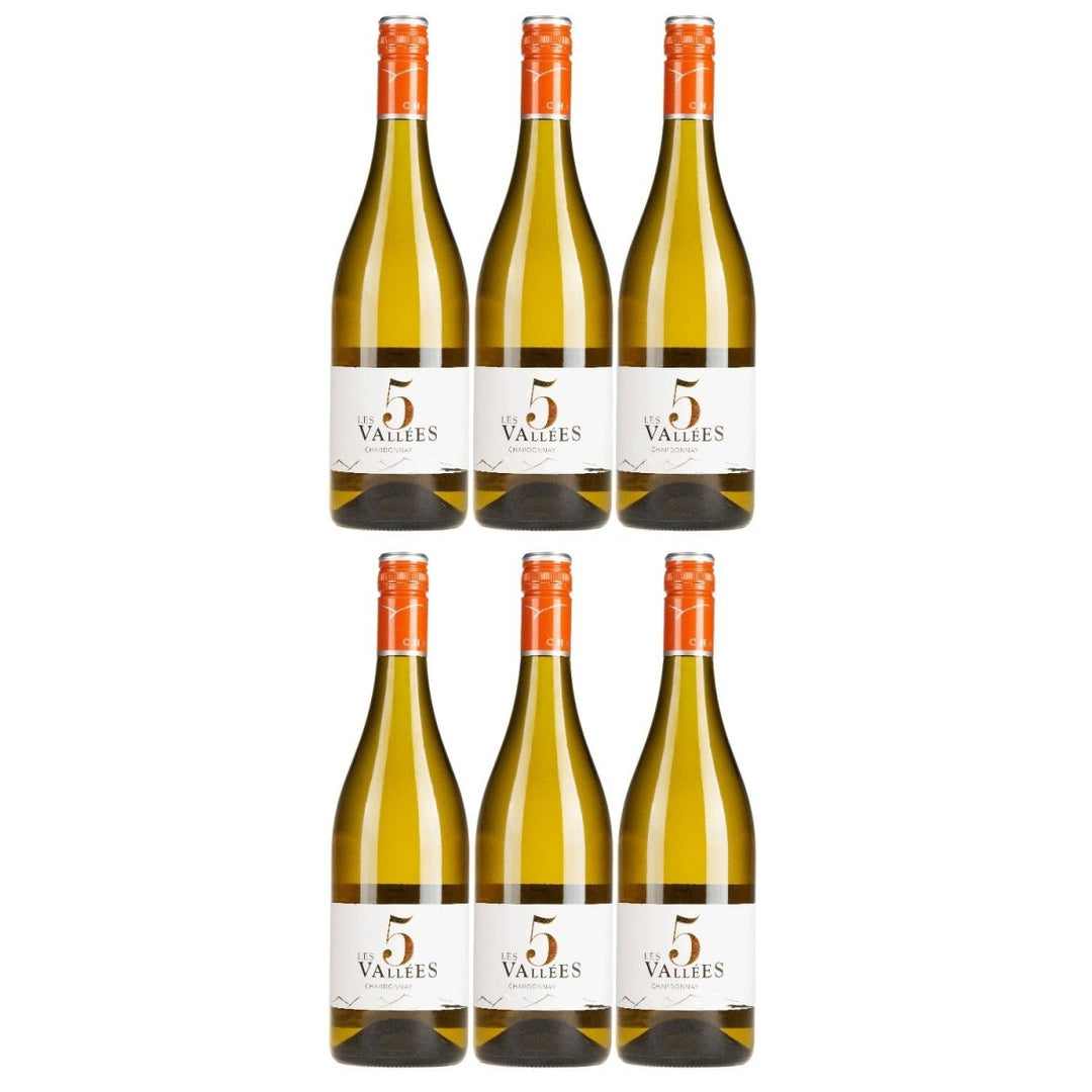 Domaines Paul Mas Les 5 Vallées Chardonnay VdF Weisswein Weiss trocken Frankreich (1 x 0,75l) - Versanel - 