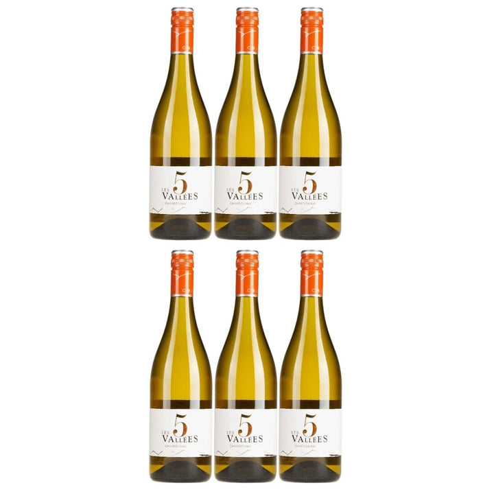 Domaines Paul Mas Les 5 Vallées Chardonnay VdF Weisswein Weiss trocken Frankreich (1 x 0,75l) - Versanel - 