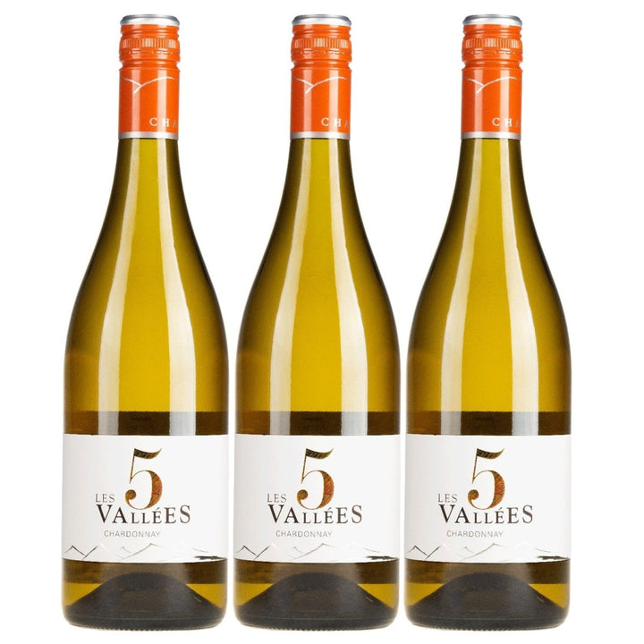 Domaines Paul Mas Les 5 Vallées Chardonnay VdF Weisswein Weiss trocken Frankreich (1 x 0,75l) - Versanel - 