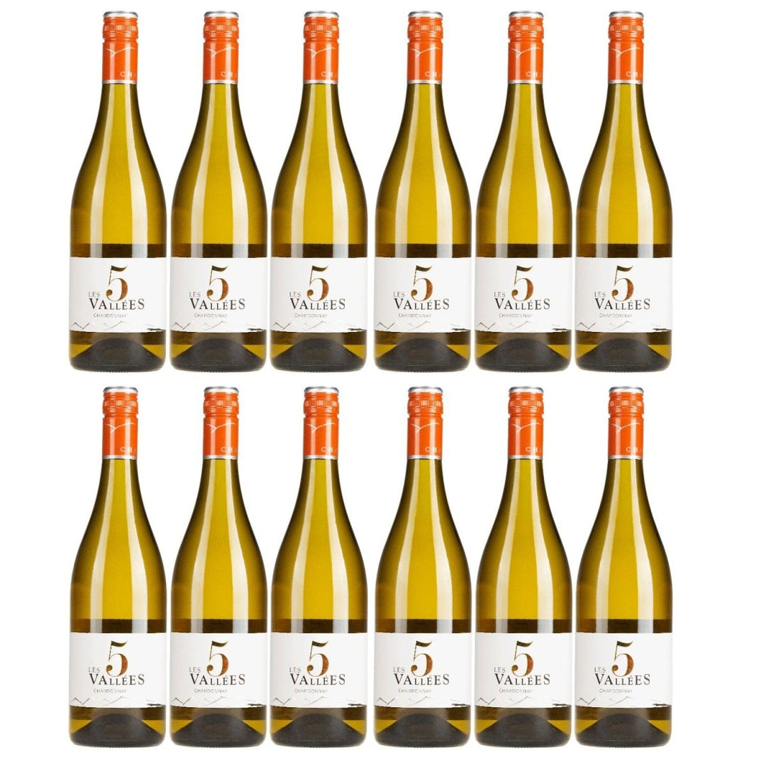 Domaines Paul Mas Les 5 Vallées Chardonnay VdF Weisswein Weiss trocken Frankreich (1 x 0,75l) - Versanel - 