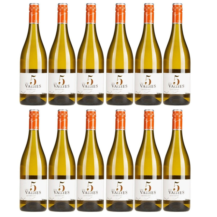 Domaines Paul Mas Les 5 Vallées Chardonnay VdF Weisswein Weiss trocken Frankreich (1 x 0,75l) - Versanel - 